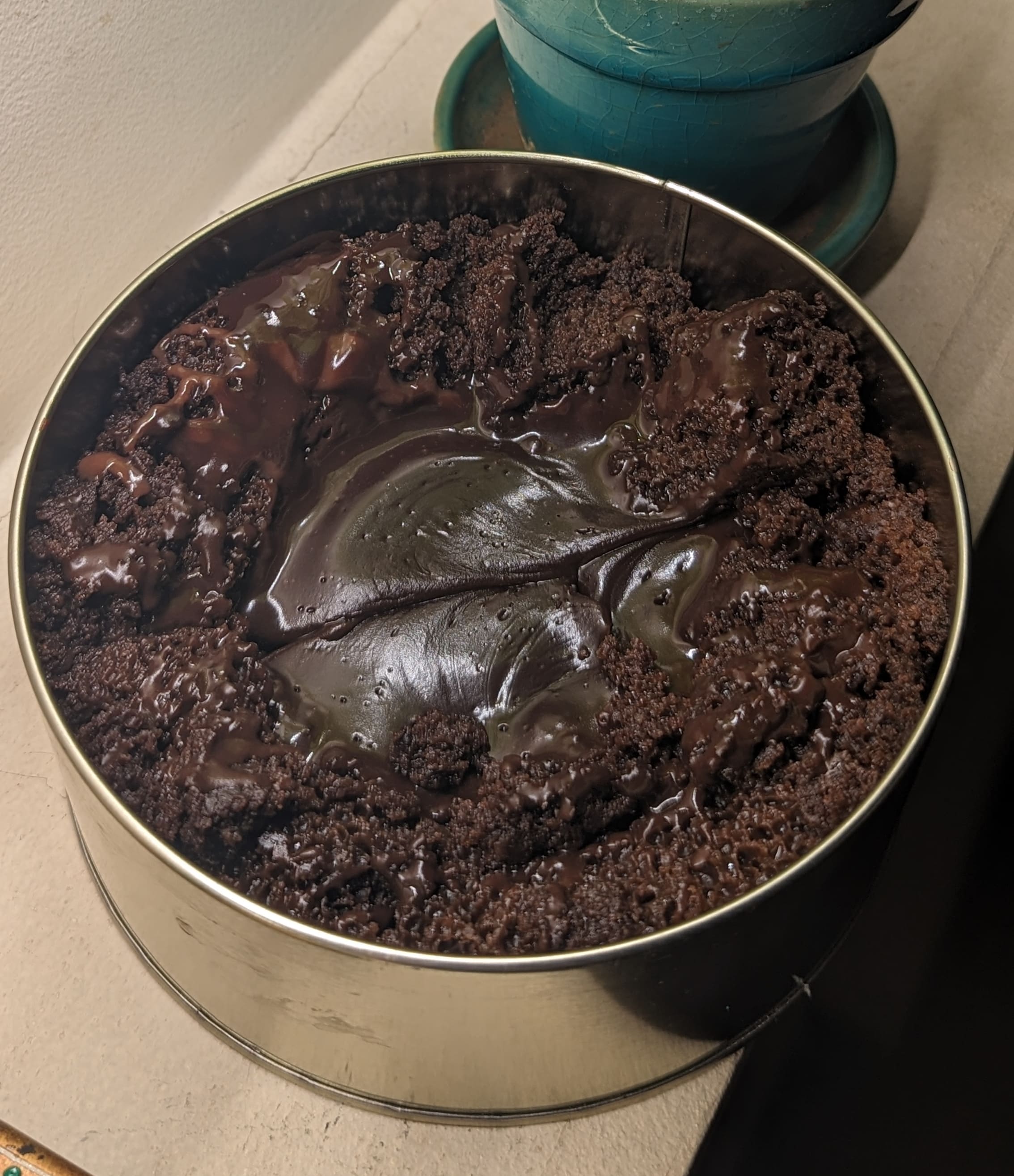 Chocolate dig in